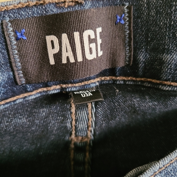 Paige Normandie Jeans Size 31 W=31 I=31 Straight Leg - Picture 6 of 10
